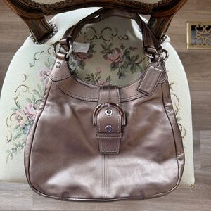 2006 Coach Soho Metallic Bronze Hobo Bag